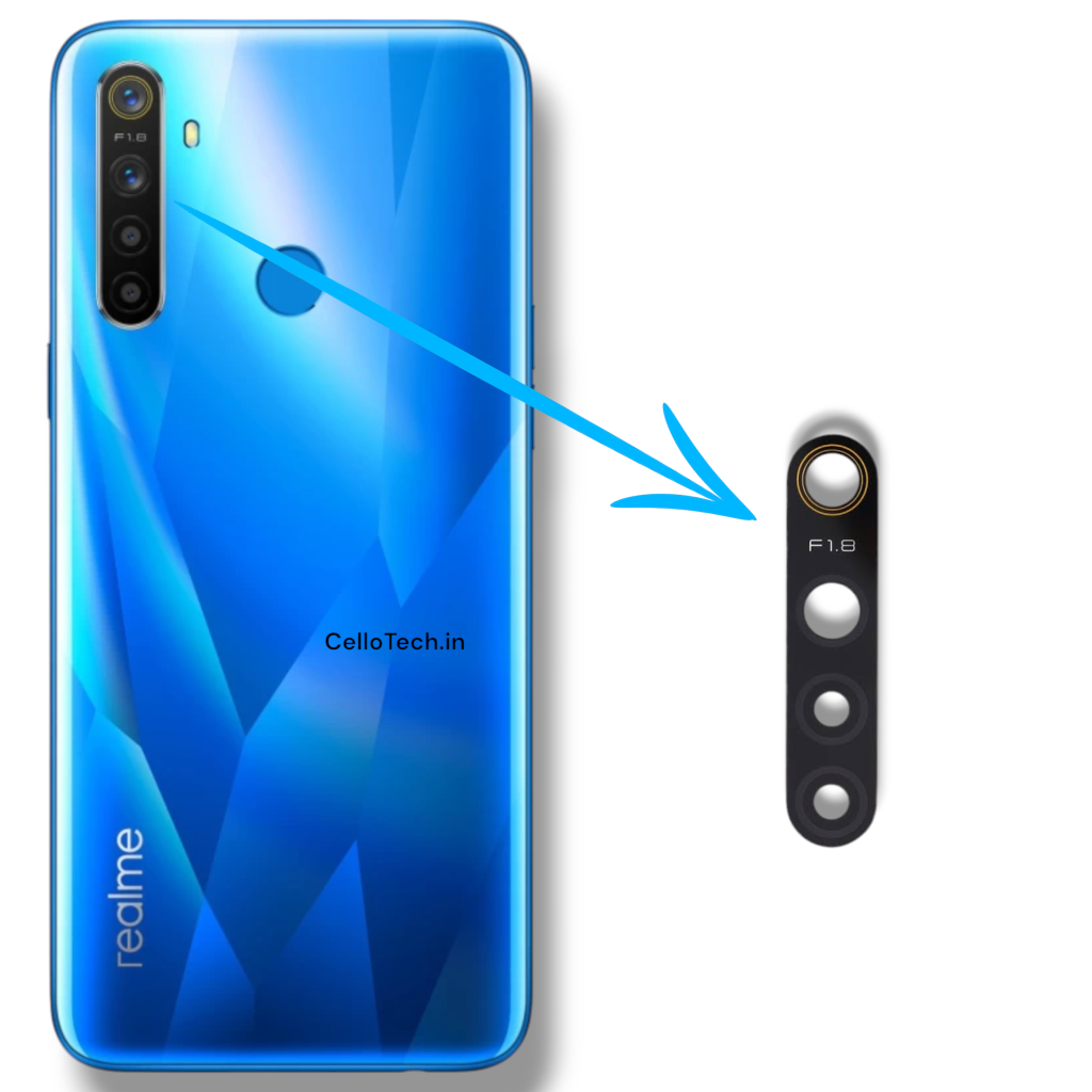 CelloTech OG Camera Glass Lens For Realme 5 (Pack Of 1) – Original Replacement