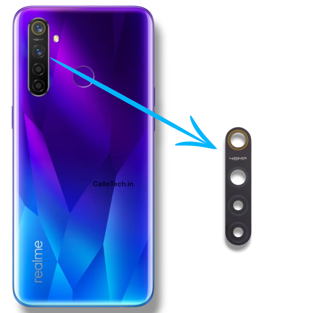 CelloTech OG Camera Glass Lens For Realme 5 Pro (Pack Of 1) – Original Replacement