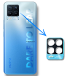 CelloTech OG Camera Glass Frame For Realme 8 Pro Blue (Pack Of 1) – Original Replacement