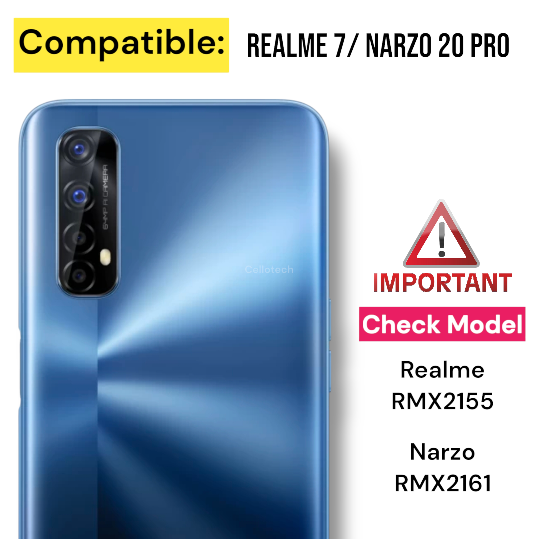 CelloTech OG Camera Glass Lens For Realme 7 (Pack Of 1) – Original Replacement - Image 2
