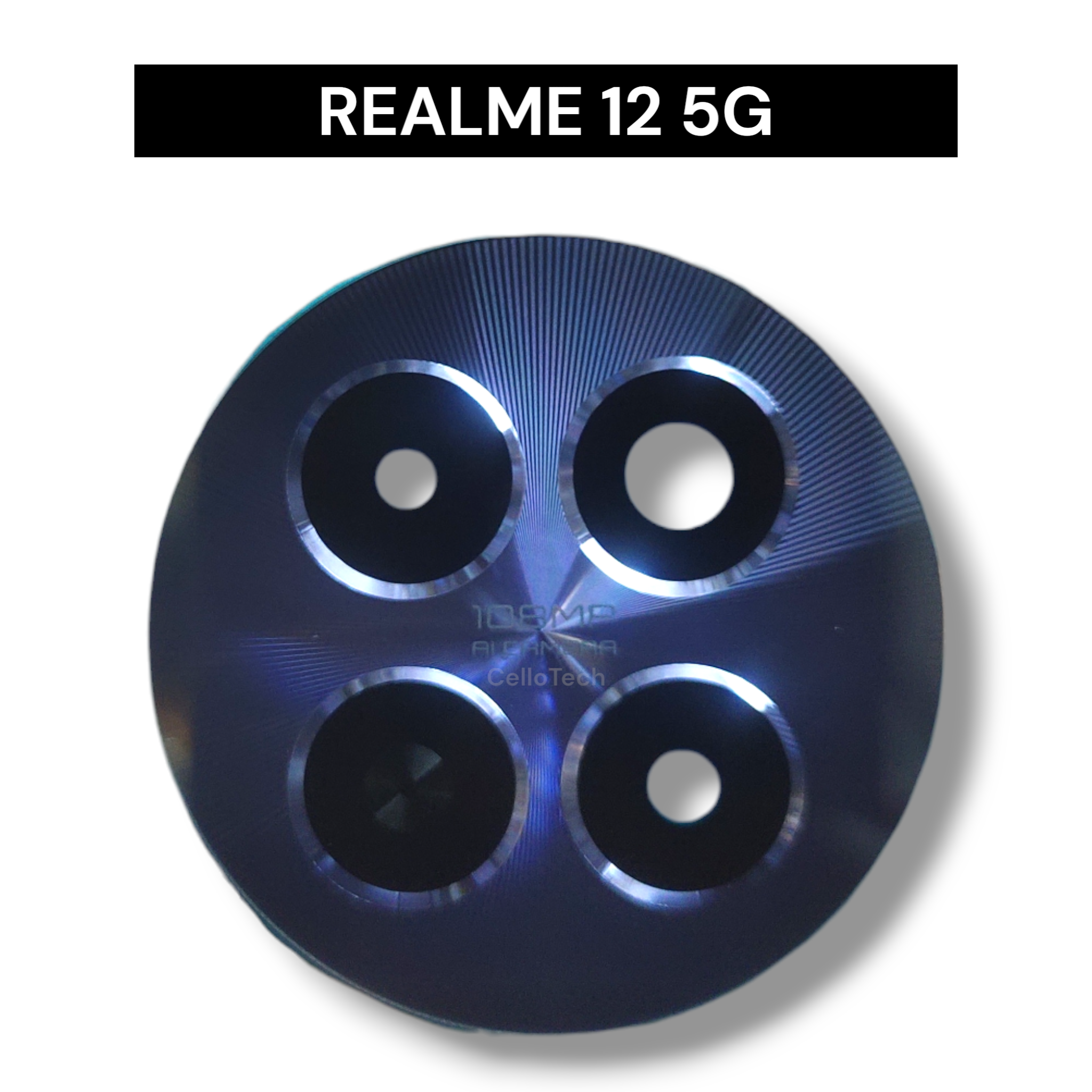 CelloTech OG Camera Glass Lens For Realme 12 5G Purple (Pack Of 1) – Original Replacement - Image 2